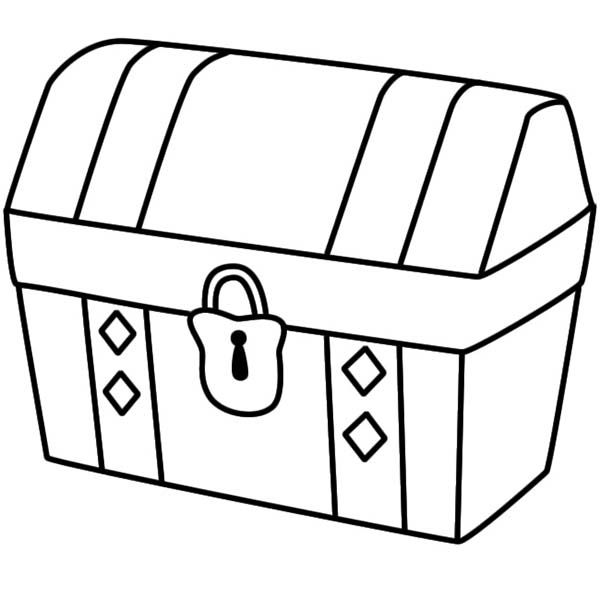 600x600 chest drawing free download - Pirate Treasure Chest Drawing