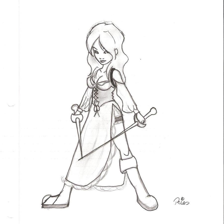 900x900 pirate wench - Pirate Wench Drawing