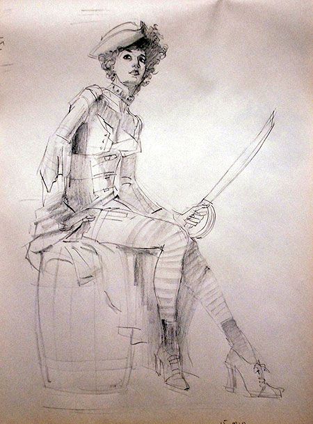 450x609 scarlet rose the pirate wench theme, photo and artwork - Pirate Wench Drawing