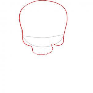 302x302 how to draw a skull from pirates of the caribbean - Pirates Of The Caribbean Skull Drawing