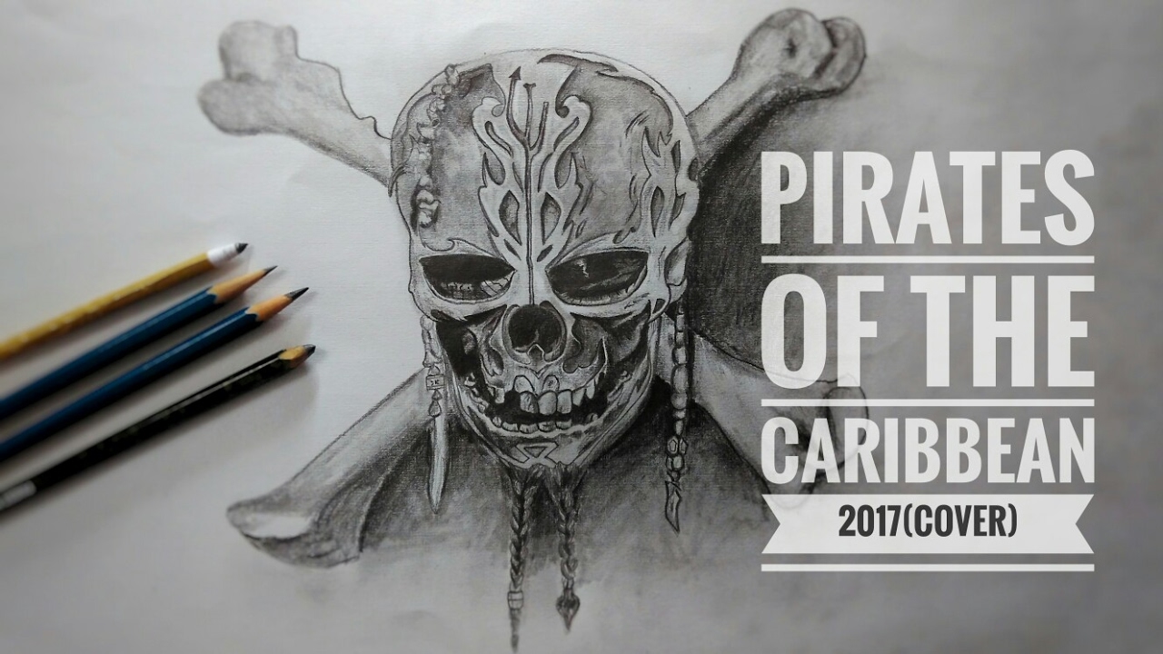 1280x720 drawing pirates of the caribbean dead men tell no tales cover - Pirates Of The Caribbean Skull Drawing