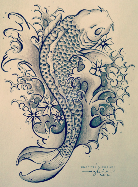 470x638 pisces fish tattoo drawing best tattoo ideas - Pisces Fish Drawing