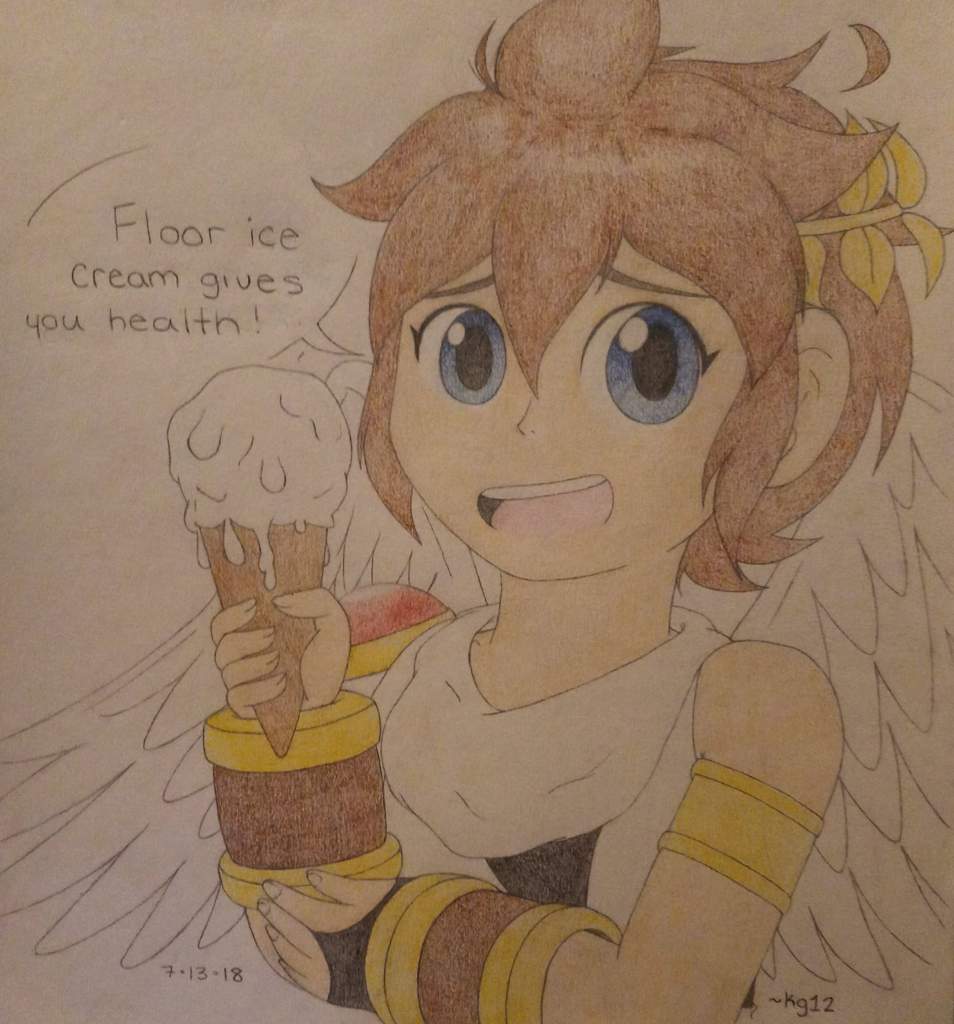954x1024 pit drawing kid icarus amino - Pit Drawing