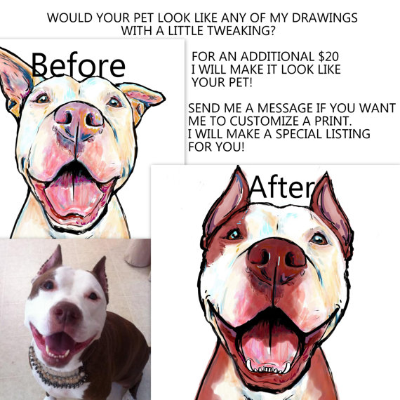570x570 photos cartoon pitbull drawings - Pitbull Cartoon Drawing