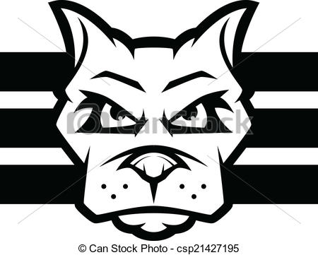 450x361 dog face pit bull or american bulldog dog face outline - Pitbull Face Drawing