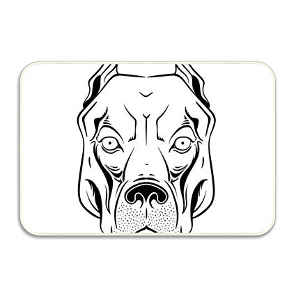 425x425 Huangyan Fantastic Doormat Pitbull Head Drawing Icon - Pitbull Head Drawing