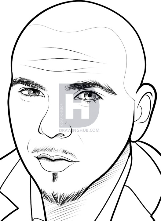 527x720 how to draw pitbull, pitbull, step - Pitbull Line Drawing