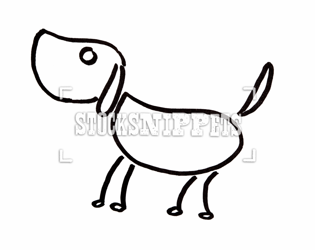 1200x953 Drawn Pit Bull Line Drawing Free Clip Art Stock Illustrations - Pitbull Line Drawing