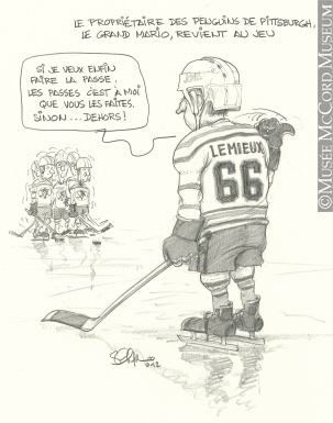 303x385 owner of pittsburgh penguins, mario lemieux - Pittsburgh Penguins Drawings