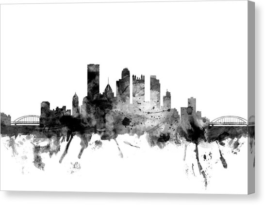 546x422 pittsburgh skyline canvas prints fine art america - Pittsburgh Skyline Drawing
