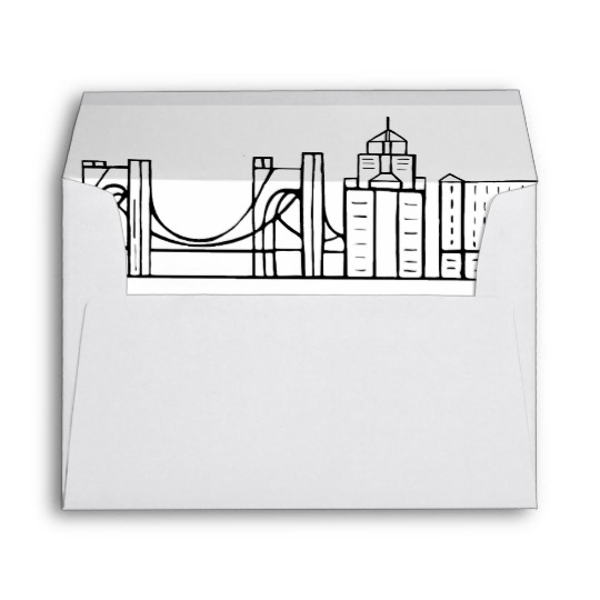 540x540 pittsburgh skyline envelope - Pittsburgh Skyline Drawing