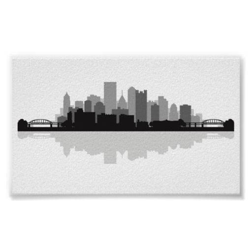 512x512 pittsburgh skyline print projects to try - Pittsburgh Skyline Drawing