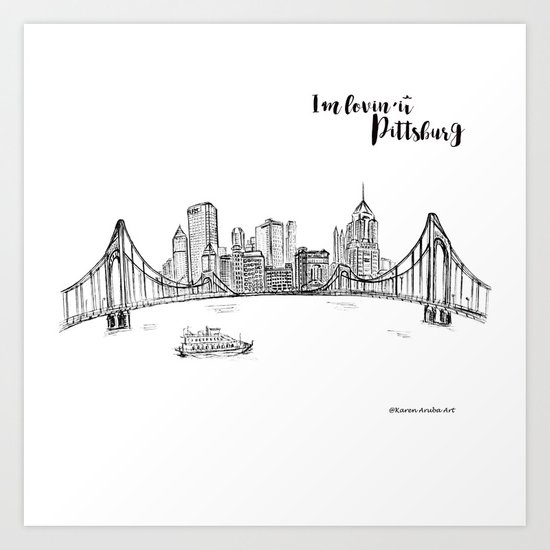 Pittsburgh Skyline Drawing at Explore collection