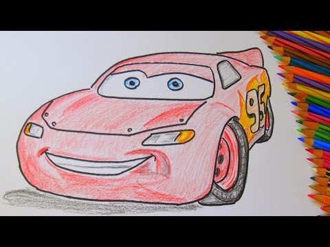 480x360 drawing lessons step - Pixar Cars Drawings