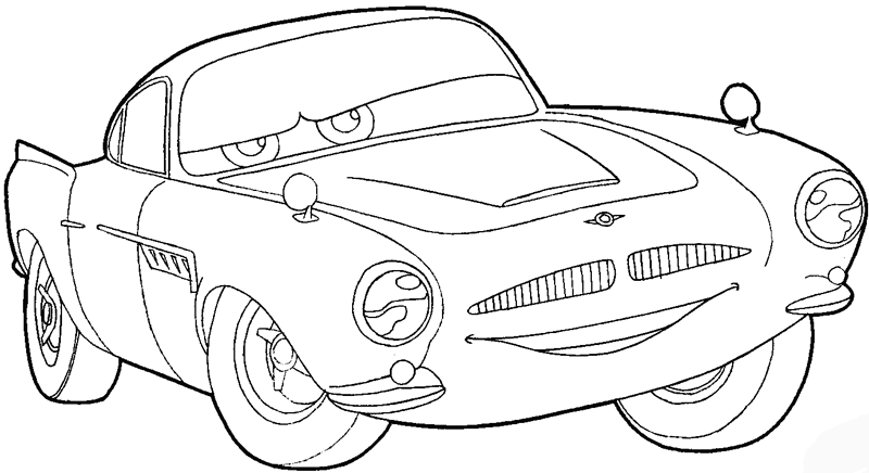 800x436 how to draw finn mc missile from pixar's cars with easy step - Pixar Cars Drawings