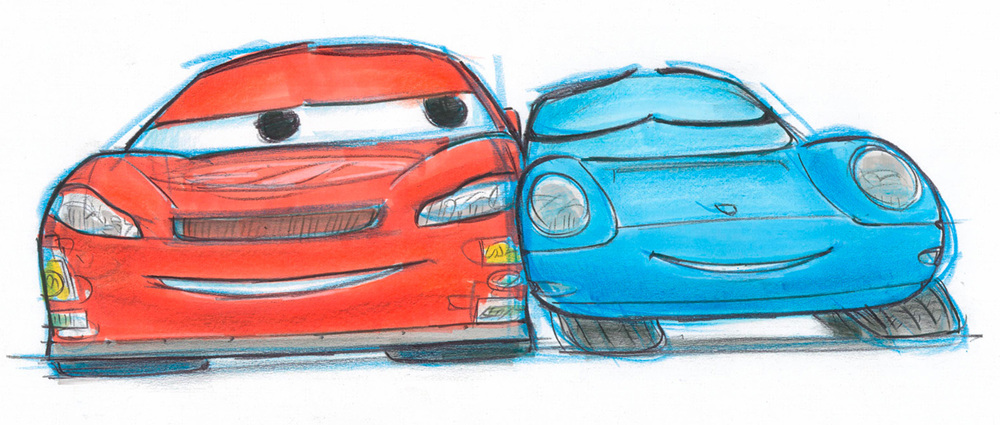 1000x425 pixar animation studios - Pixar Cars Drawings
