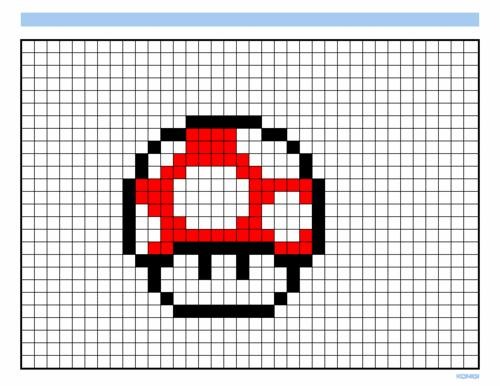 Pixel Art Kawaii Grid Minecraft