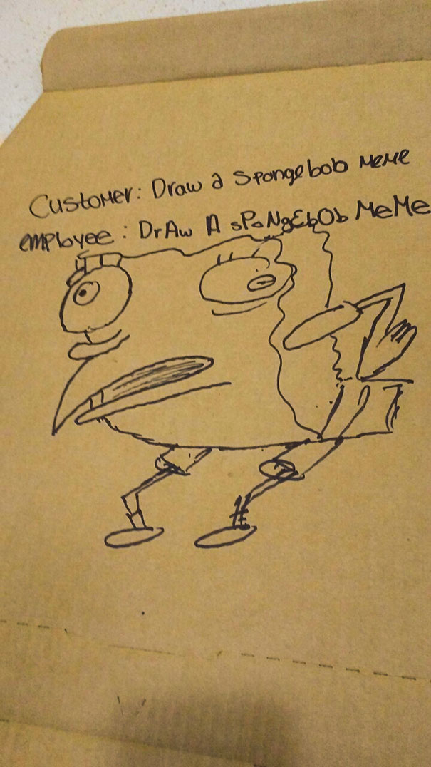 605x1076 times pizza places absolutely nailed drawing requests bored panda - Pizza Drawing
