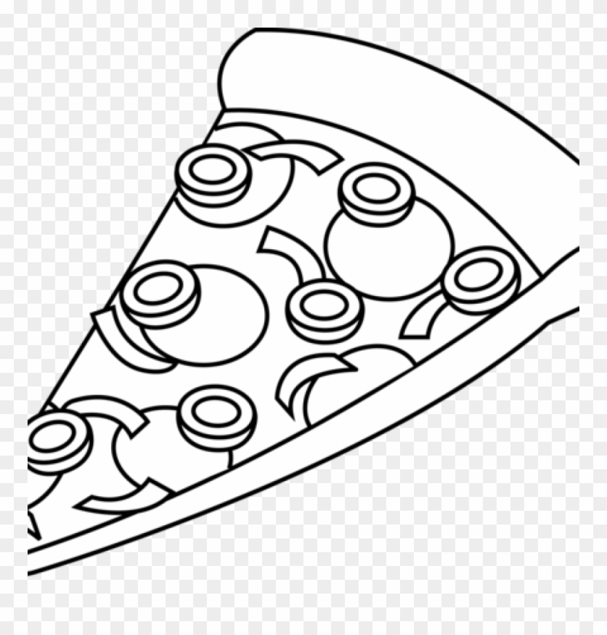 880x920 Gallery - Pizza Drawing Black And White