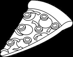 236x187 best pizza clipart black and white - Pizza Drawing Black And White