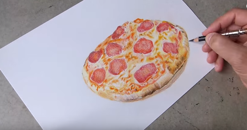 811x427 You Won't Believe What Happens When You Draw A Pizza - Pizza Drawing Images