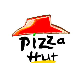 300x250 pizza hut drawing - Pizza Hut Drawing