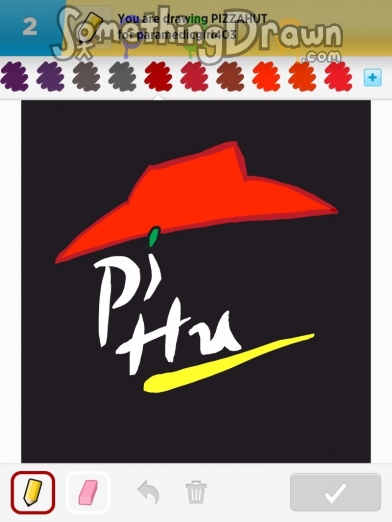392x522  - Pizza Hut Drawing