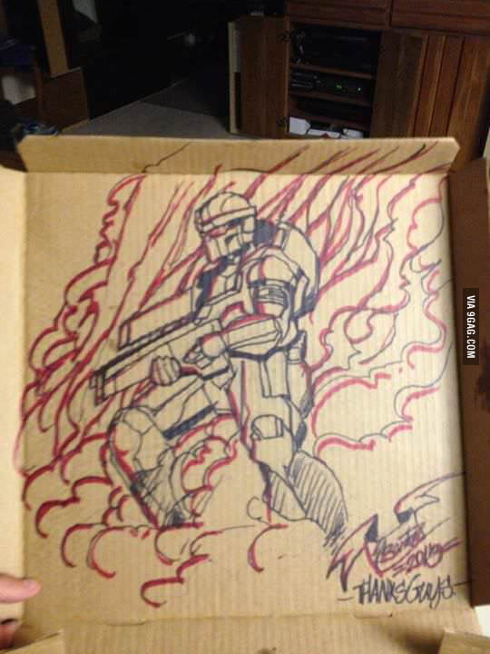 540x720 pizza hut box drawing - Pizza Hut Drawing