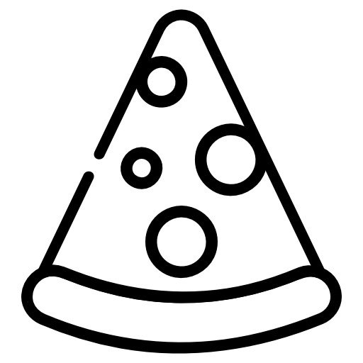 512x512 Pizza Icon - Pizza Line Drawing