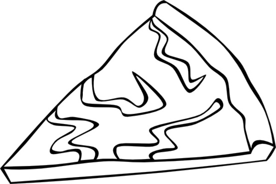 Pizza Line Drawing at PaintingValley.com | Explore collection of Pizza ...