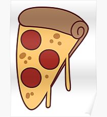 210x230 pizza slice drawing posters redbubble - Pizza Slice Drawing