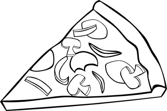 553x368 vector pizza slice drawing free vector download - Pizza Slice Drawing
