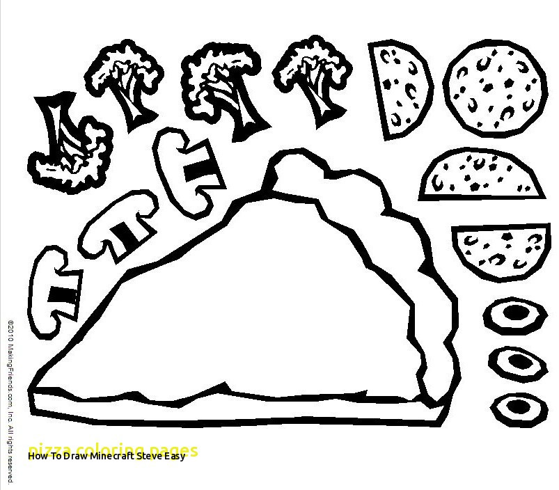 803x704 How To Draw Minecraft Steve Easy Pizza Steve Drawing - Pizza Steve Drawing