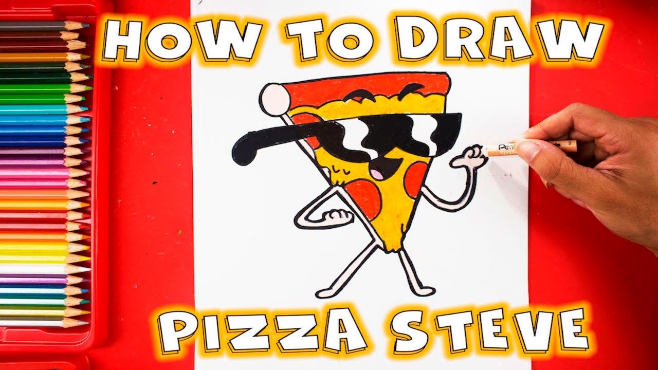 1280x720 How To Draw Pizza Steve - Pizza Steve Drawing