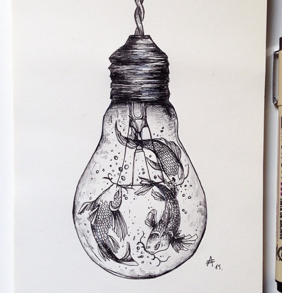 564x585 doodling art, drawings, art sketches - Place Drawing