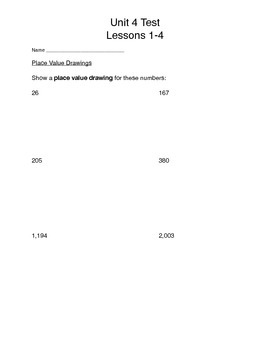 270x350 math expressions, unit lessons test, grade place value tpt - Place Value Drawing