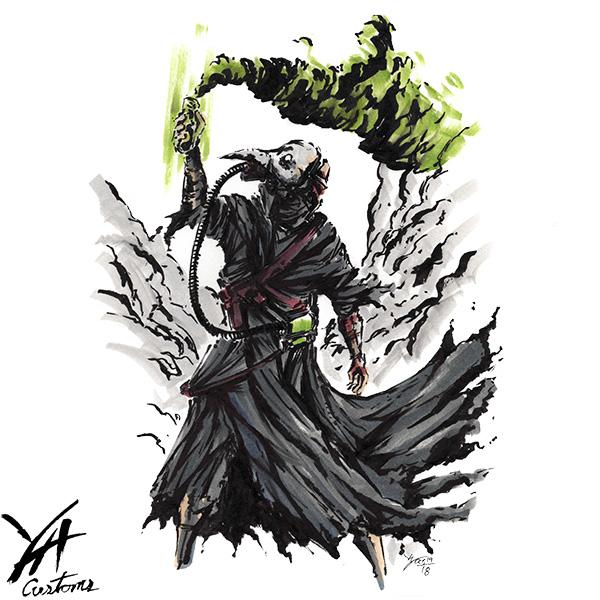 600x600 plague doctor drawing - Plague Doctor Drawing