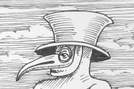 444x296 how to draw the plague doctor shoo rayner - Plague Doctor Drawing