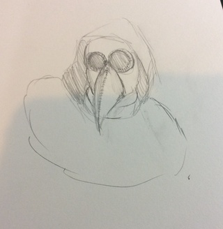 320x328 plague drawings on paigeeworld pictures of plague - Plague Mask Drawing