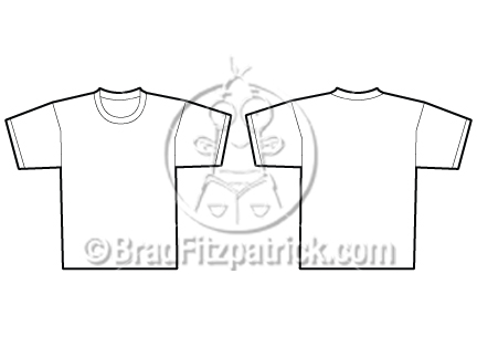 432x324 vector white t shirt template clip art blank white t shirt - Plain White T Shirt Drawing