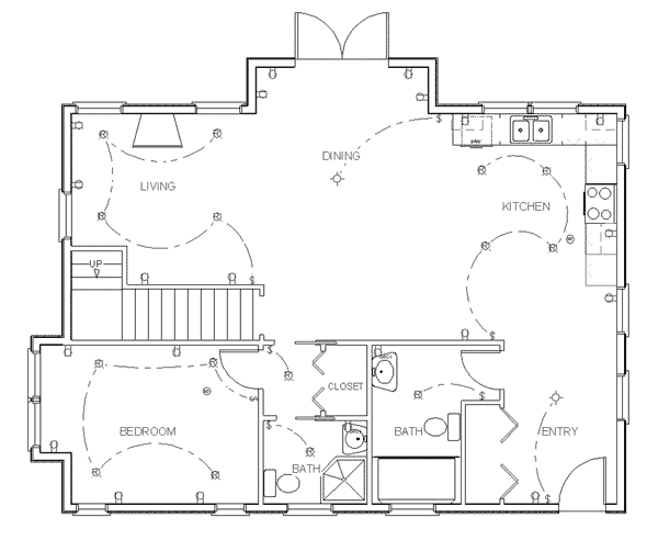 590x492 make your own blueprint how to draw floor plans - Plan Drawing