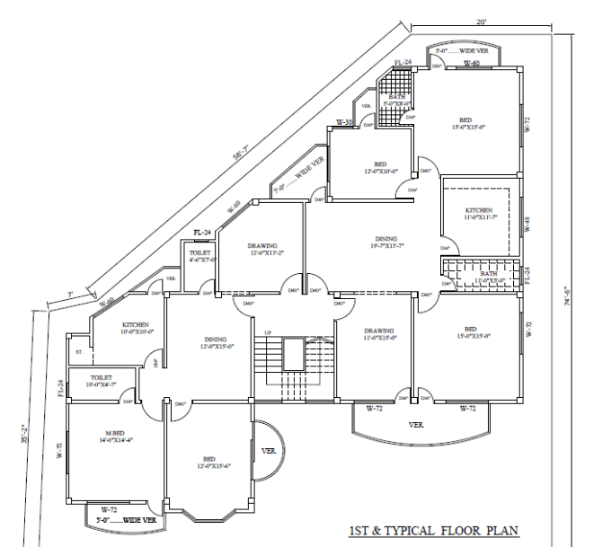 680x609 design your floor plan elevation section in autocad - Plan Elevation Section Drawing