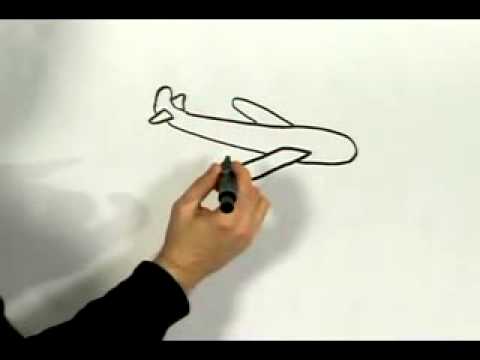 480x360 Easy Cartoon Drawing How To Draw A Cartoon Airplane - Plane Cartoon Drawing