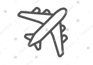 300x210 plane wikihowrhwikihowcom cartoon stock vector royalty free - Plane Cartoon Drawing