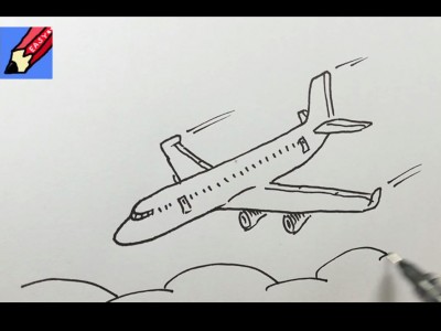 Plane Drawing at PaintingValley.com | Explore collection ...