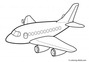 300x210 plane drawing for kids - Plane Drawing