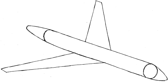 550x270 How To Draw An Airplane With Easy Step - Plane Drawing Easy