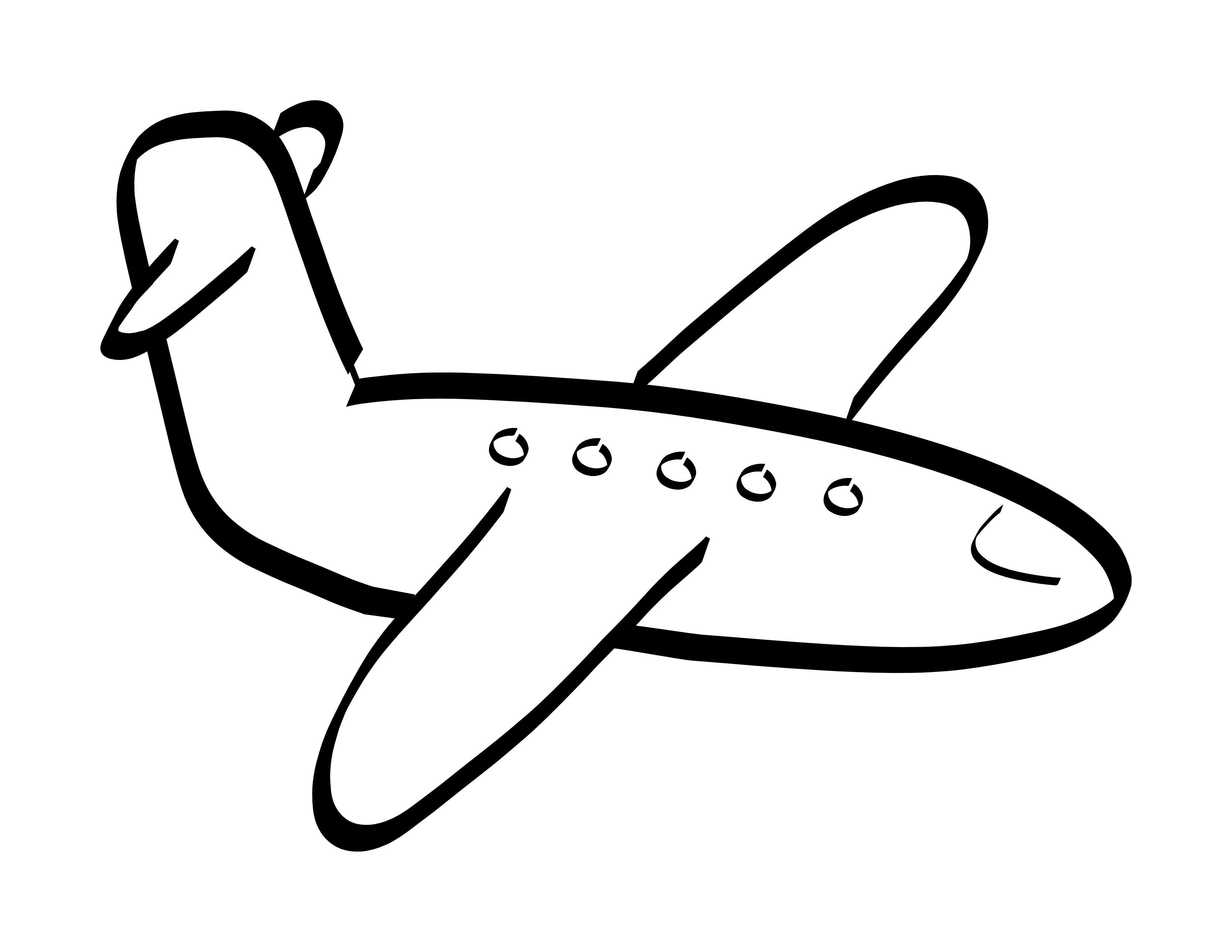 3333x2576 planes drawing kid transparent png clipart free download - Plane Drawing Easy