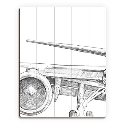 425x425 triptych left wing jet plane airplane sketch line - Plane Line Drawing