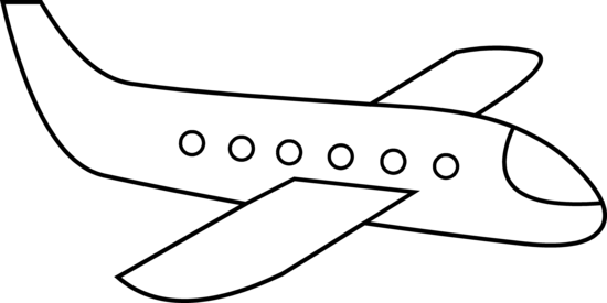 550x275 Collection Of Free Plane Drawing Simple Download On Ui Ex - Plane Outline Drawing